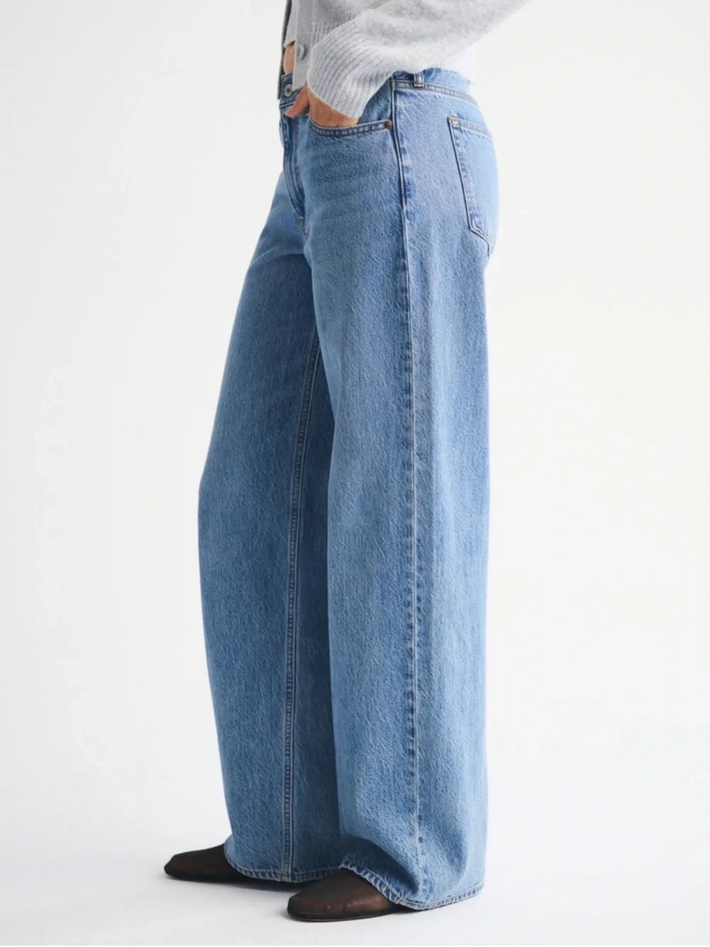 Abercrombie & Fitch Low Rise Ultra Loose Jean